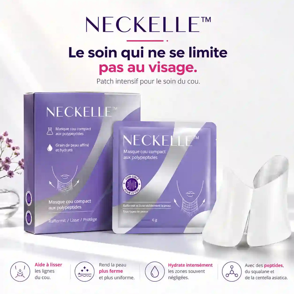 Neckelle™ - Masque pour le cou aux peptides