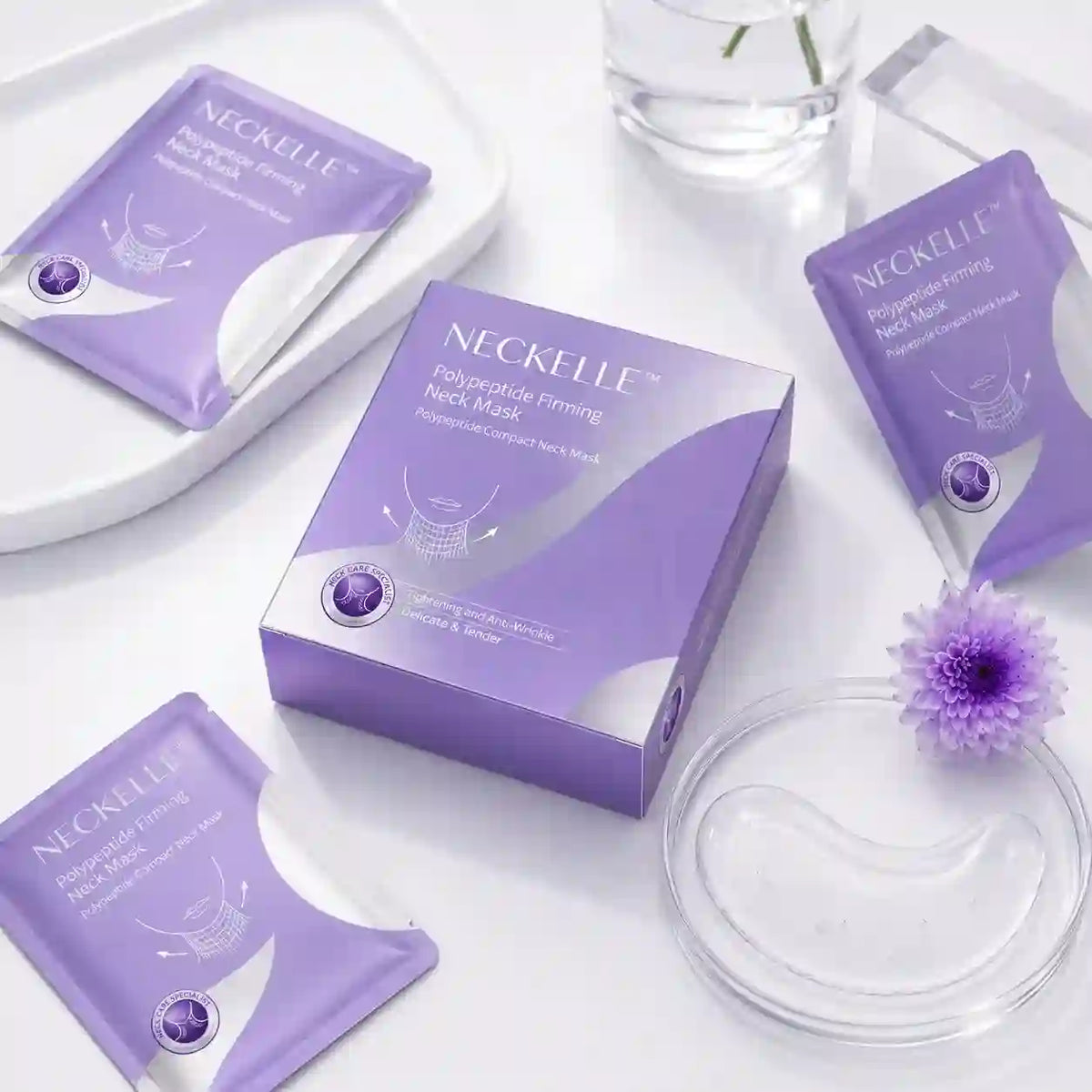 Neckelle™ - Masque pour le cou aux peptides